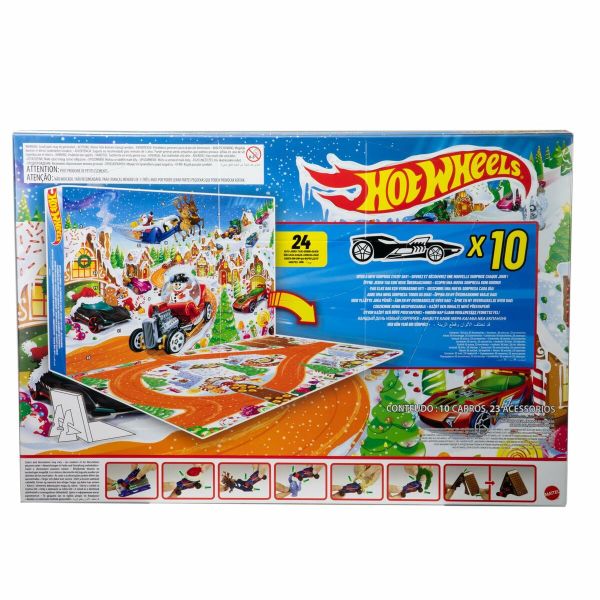 Advent Calendar Hot Wheels Metal Plastic Sports Advent Calendar Hot Wheels Metal Plastic Sports