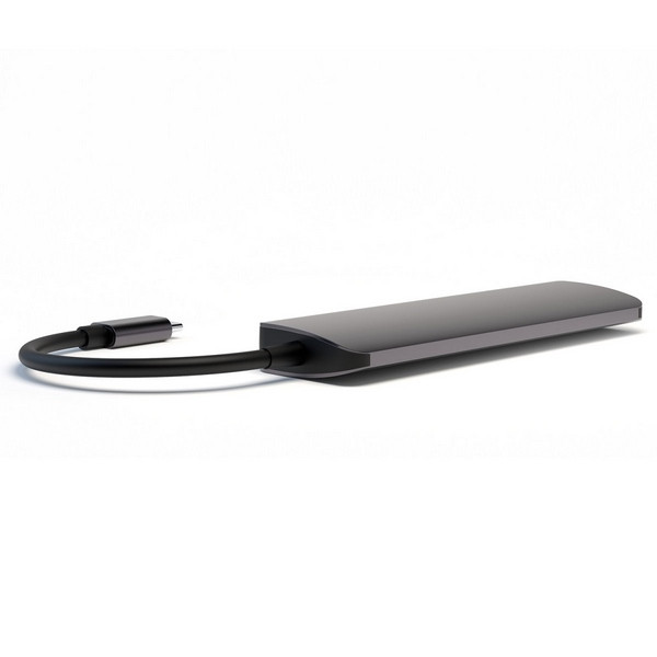  HUB 6w1 DeX Function 4smarts 2xUSB-A 3.0 / USB-C / HDMI / SD / MicroSD szary