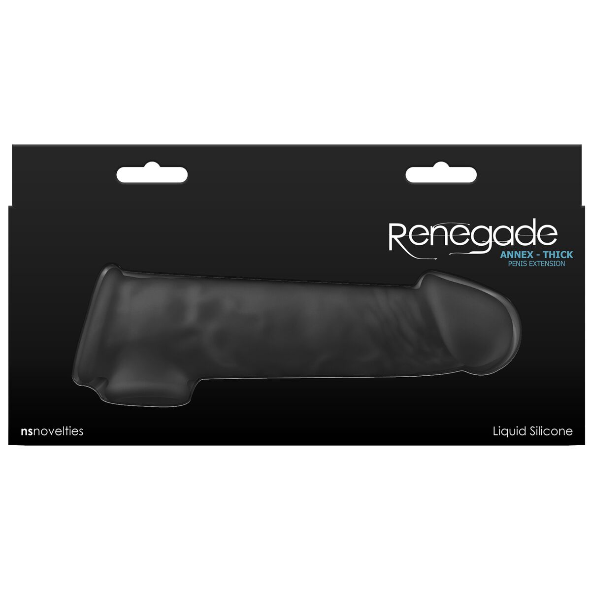 Penis cover NS Novelties Renegade Black 18,6 x 4,3 x 5,5 cm