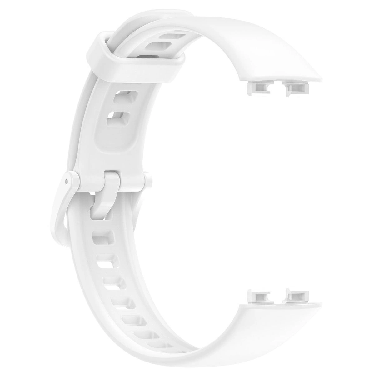 Bizon Strap Watch Silicone Huawei Band 9 / Band 8 white