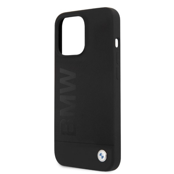BMW BMHMP13LSLBLBK Apple iPhone 13 Pro black hardcase Silicone Signature Logo Magsafe