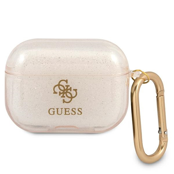 Guess GUAPUCG4GD Apple AirPods Pro cover gold Glitter Collection