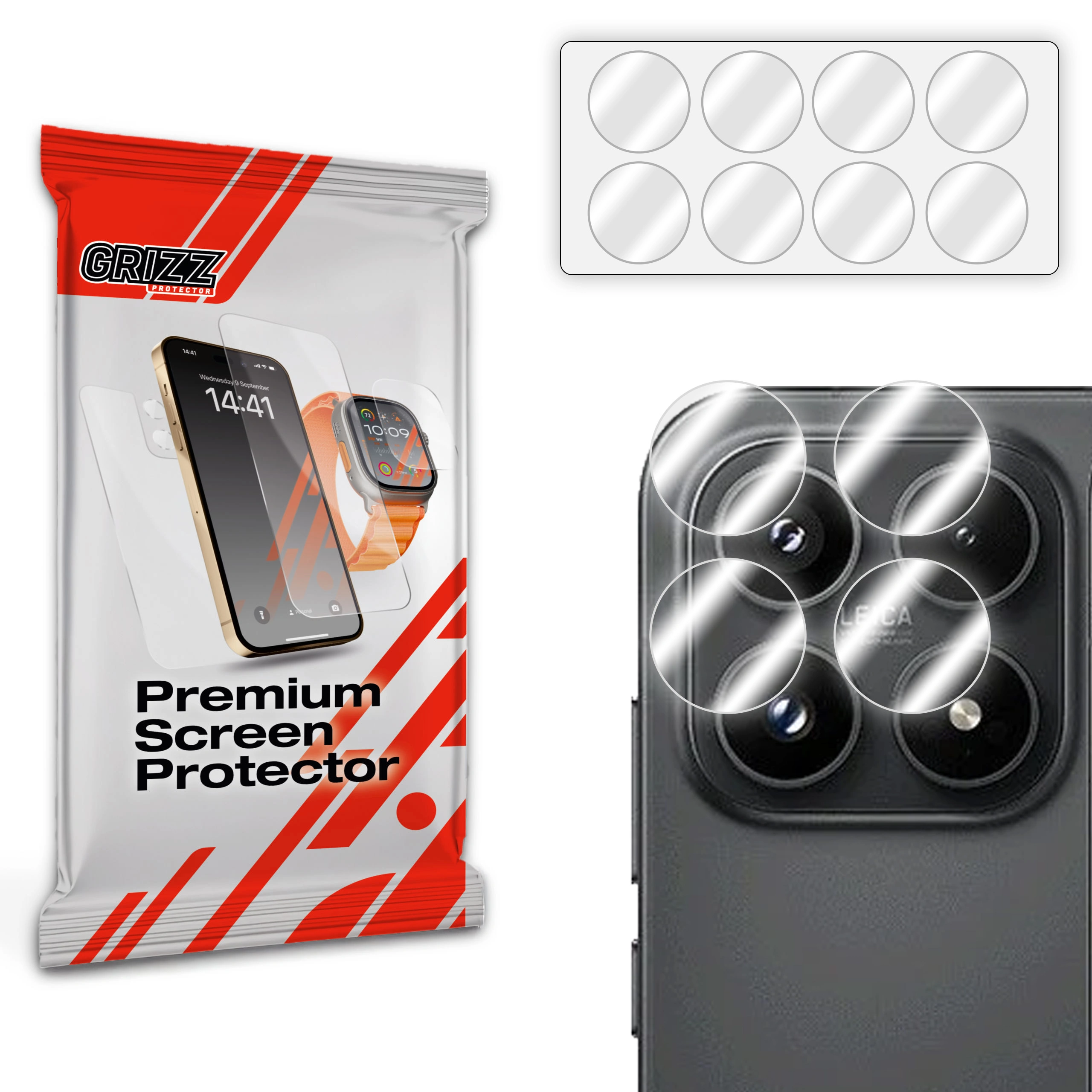 Szkło na aparat GrizzGlass HybridGlass Camera do Xiaomi 17