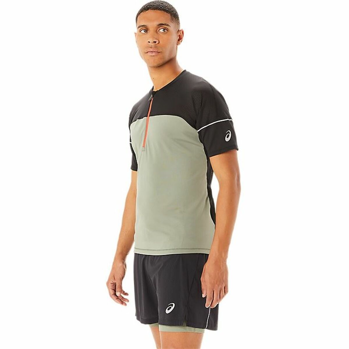 Men’s Short Sleeve T-Shirt Asics Fujitrail Top Green