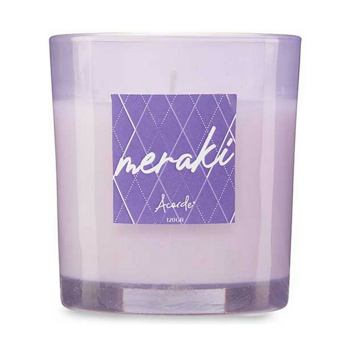 Scented Candle Violet (120 g) (12 Units)