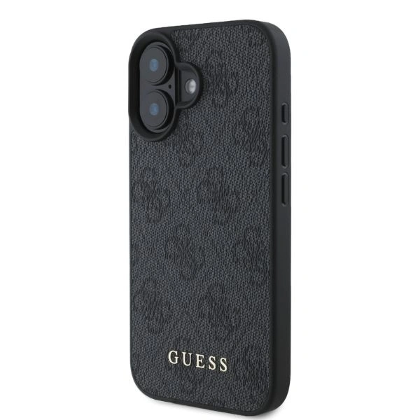 Case Guess GUHCP16SG4GFGR Apple iPhone 16 hardcase 4G Classic black