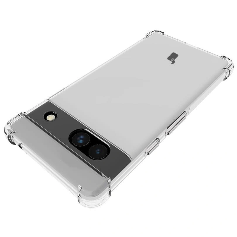 Bizon Case Clear Pack case + 2x screen glass + lens glass Google Pixel 7A clear