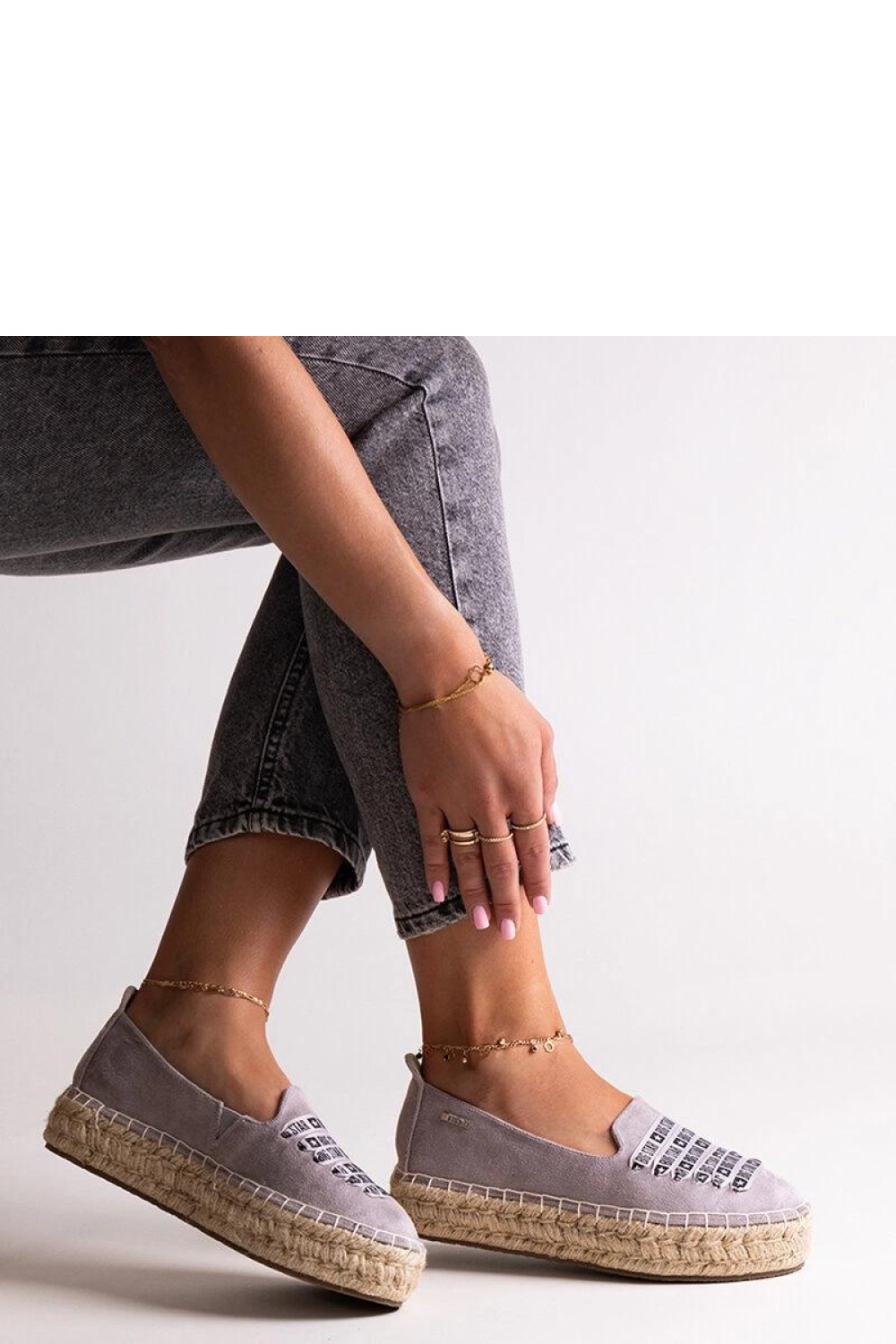  Espadrille model 207264 Solea  grey
