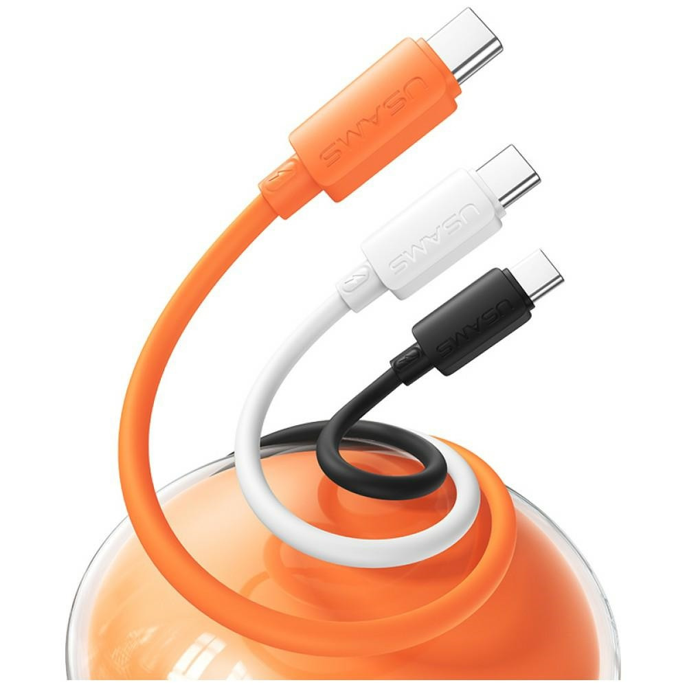 Kabel USAMS U98 3A Silicone Fast Charging USB-A do USB-C czarny