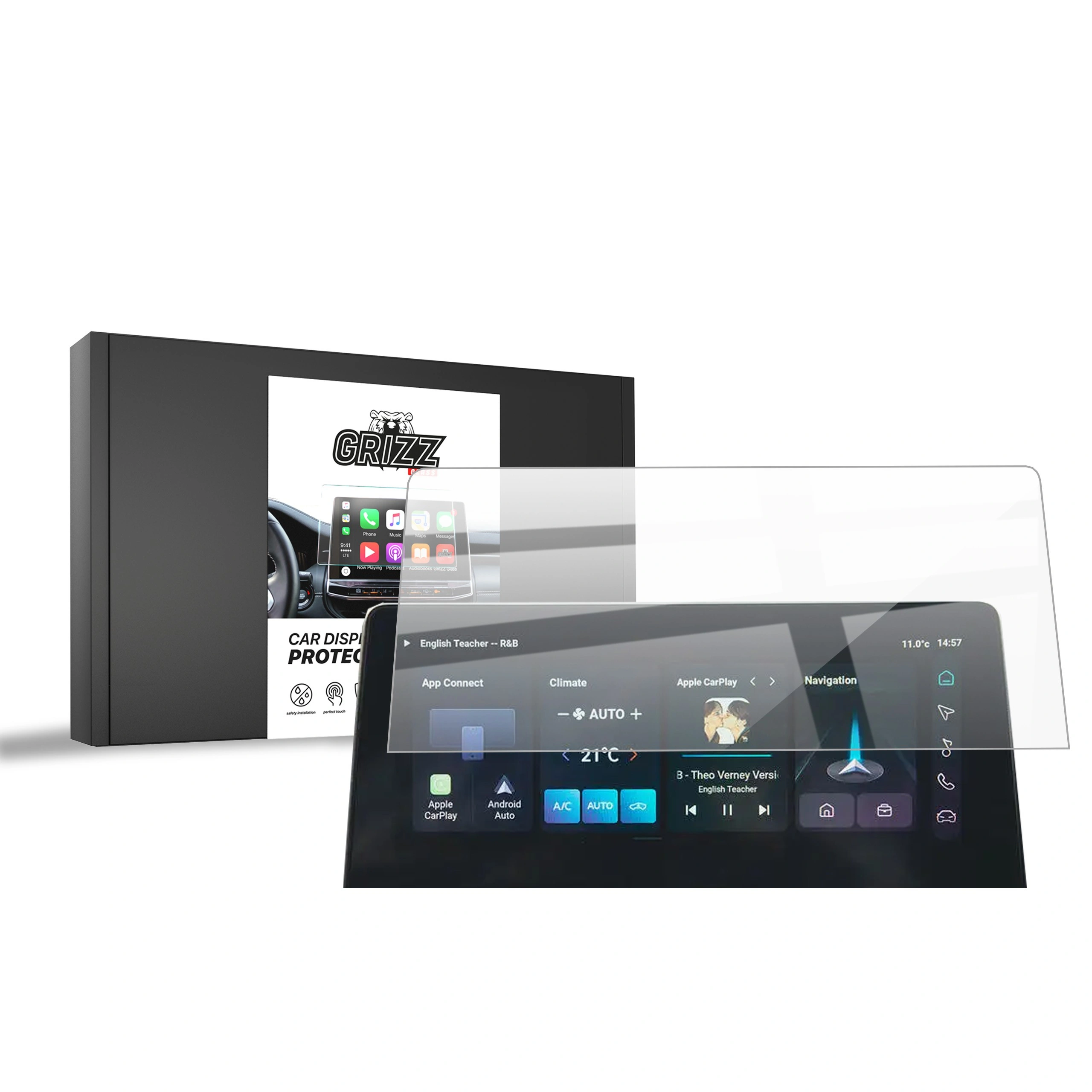 Folia ceramiczna GrizzGlass CarDisplay Protection do MG 3 10,25" (2024-2025)