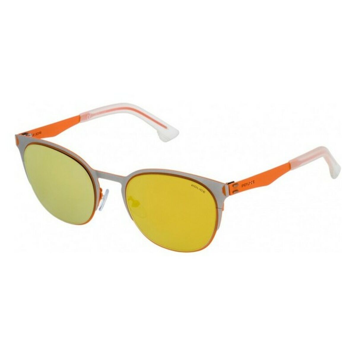 Unisex Sunglasses Police SPL341-S34G Orange Silver (ø 52 mm)
