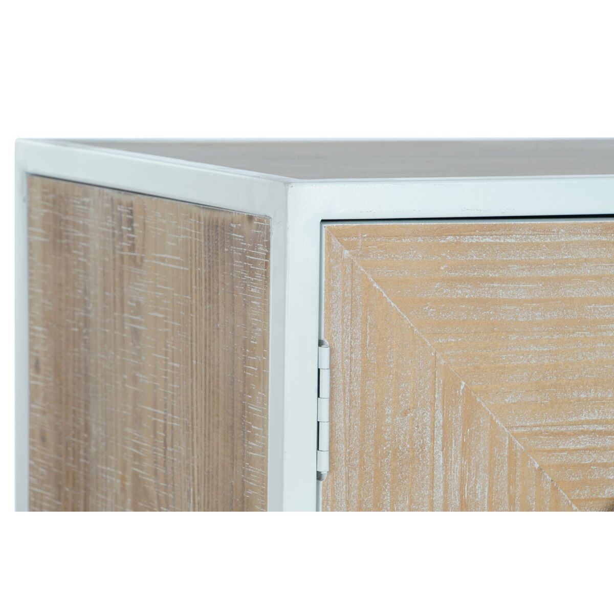 Beistelltisch DKD Home Decor Tanne Metall Weiß 120 x 35 x 90 cm