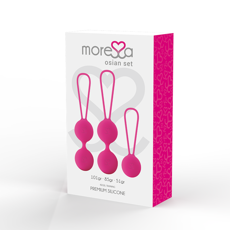 MORESSA OSIAN SET PREMIUM SILICONE  PINK