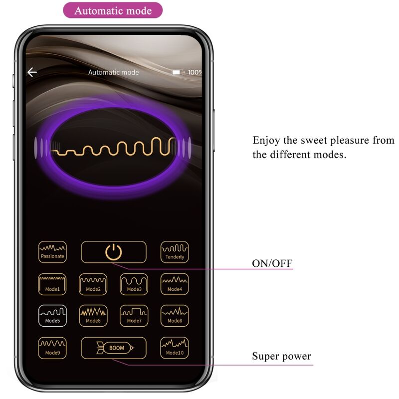 PRETTY LOVE - BILLY VIBRATION REMOTE CONTROL PURPLE - FREE APP PRETTY LOVE - BILLY VIBRATION REMOTE CONTROL PURPLE - FREE APP
