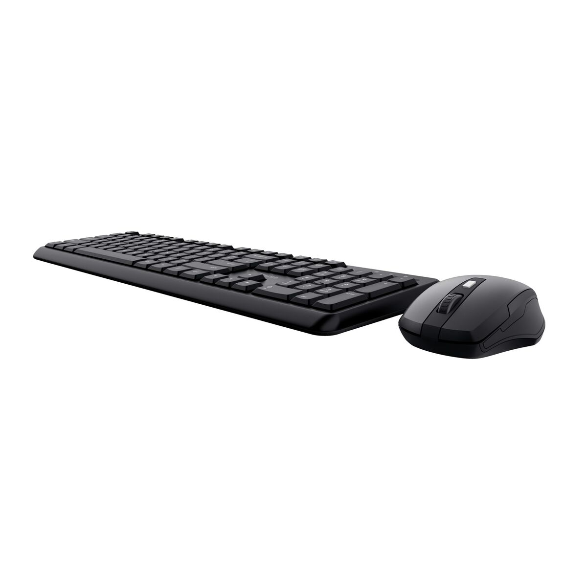 Keyboard and Wireless Mouse Trust TKM-350 Black QWERTY