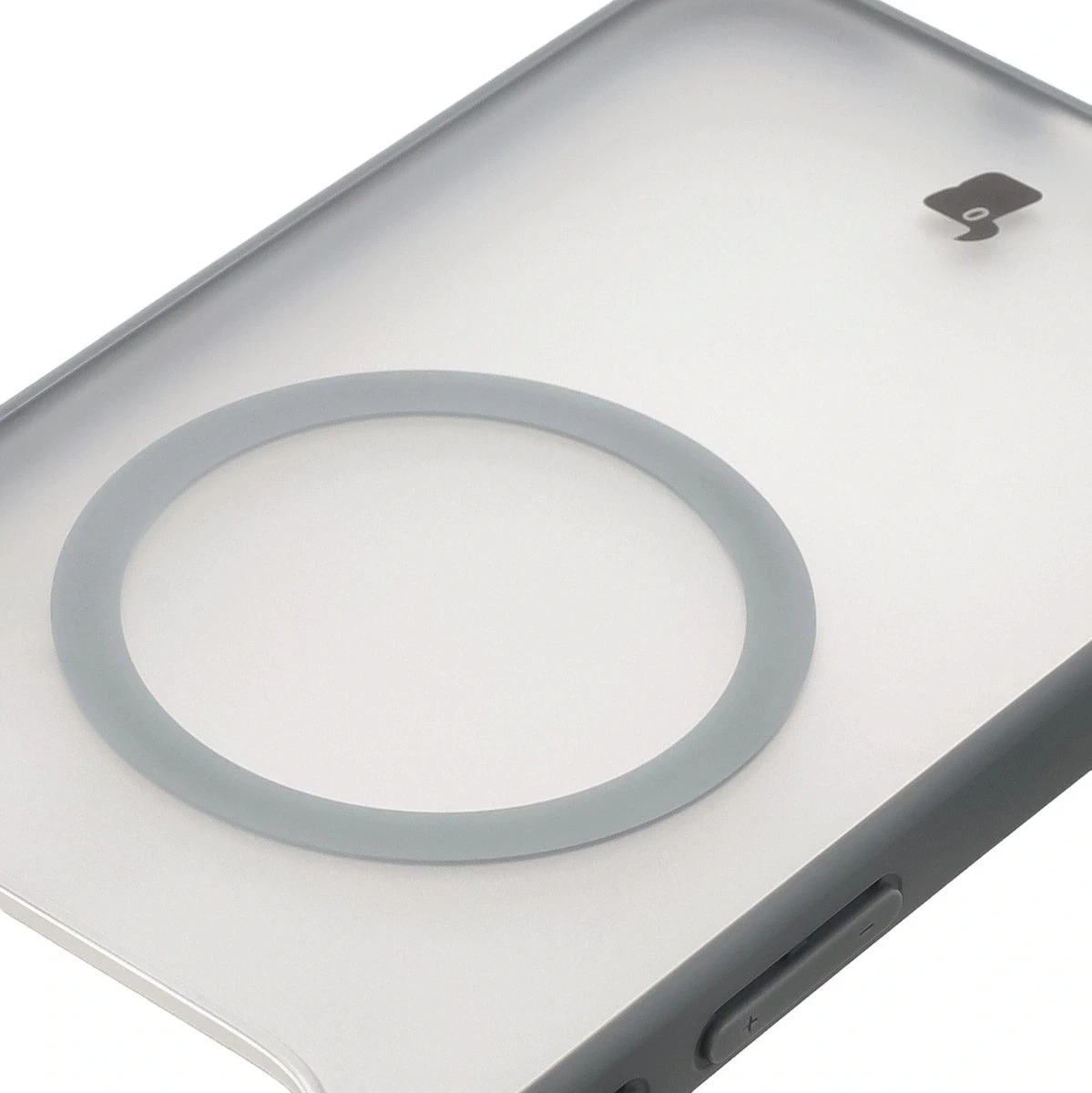 Etui z pierścieniem magnetycznym Bizon Case MatteO do Pixel 10 Pro XL przydymione-szare