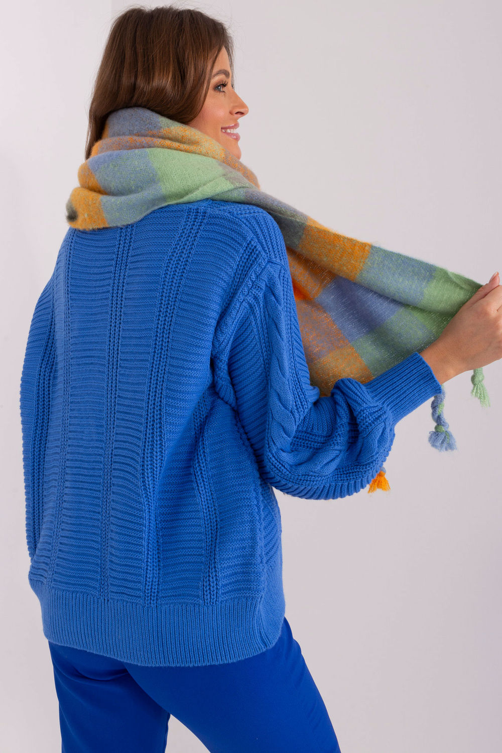  Shawl model 191719 AT  orange