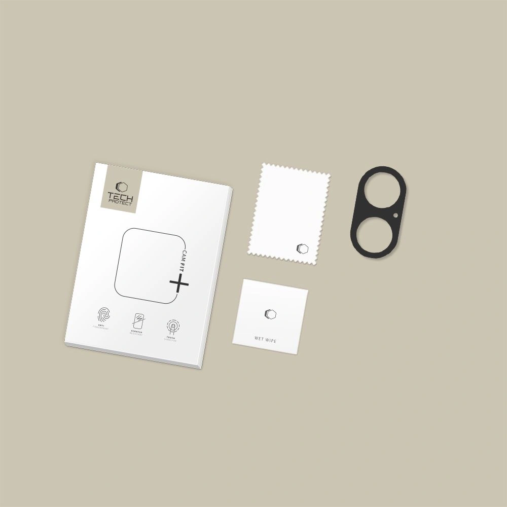 Osłona aparatu Tech-Protect Camalloy Fit+ do Apple iPhone 17 Black