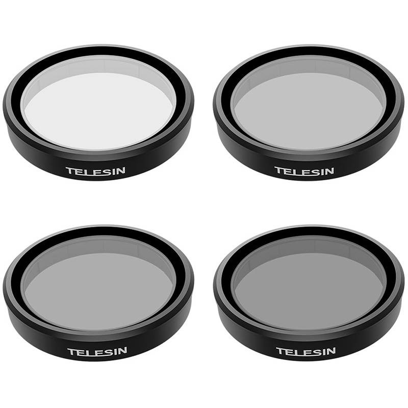 TELESIN CPL/ND8/ND16/ND32 Filter DJI Osmo Action 3 [4 PACK]