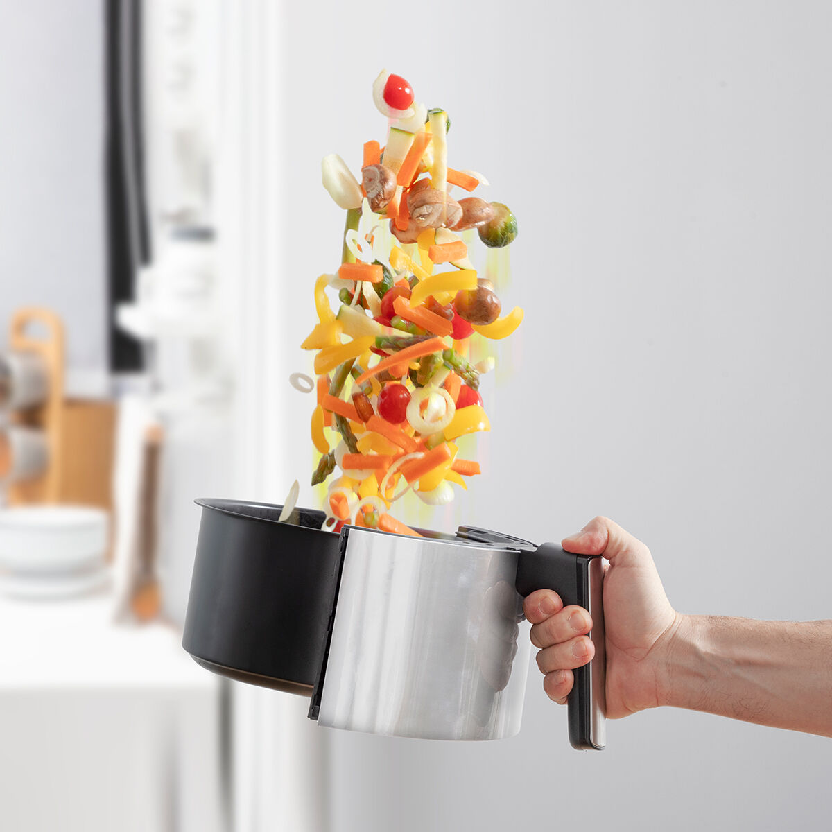 No-Oil Fryer InnovaGoods Fryinn 3500 Black Stainless steel 1400 W 3,5 L No-Oil Fryer InnovaGoods Fryinn 3500 Black Stainless steel 1400 W 3,5 L