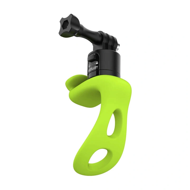 TELESIN multifunctional silicone mount for sports cameras (green)