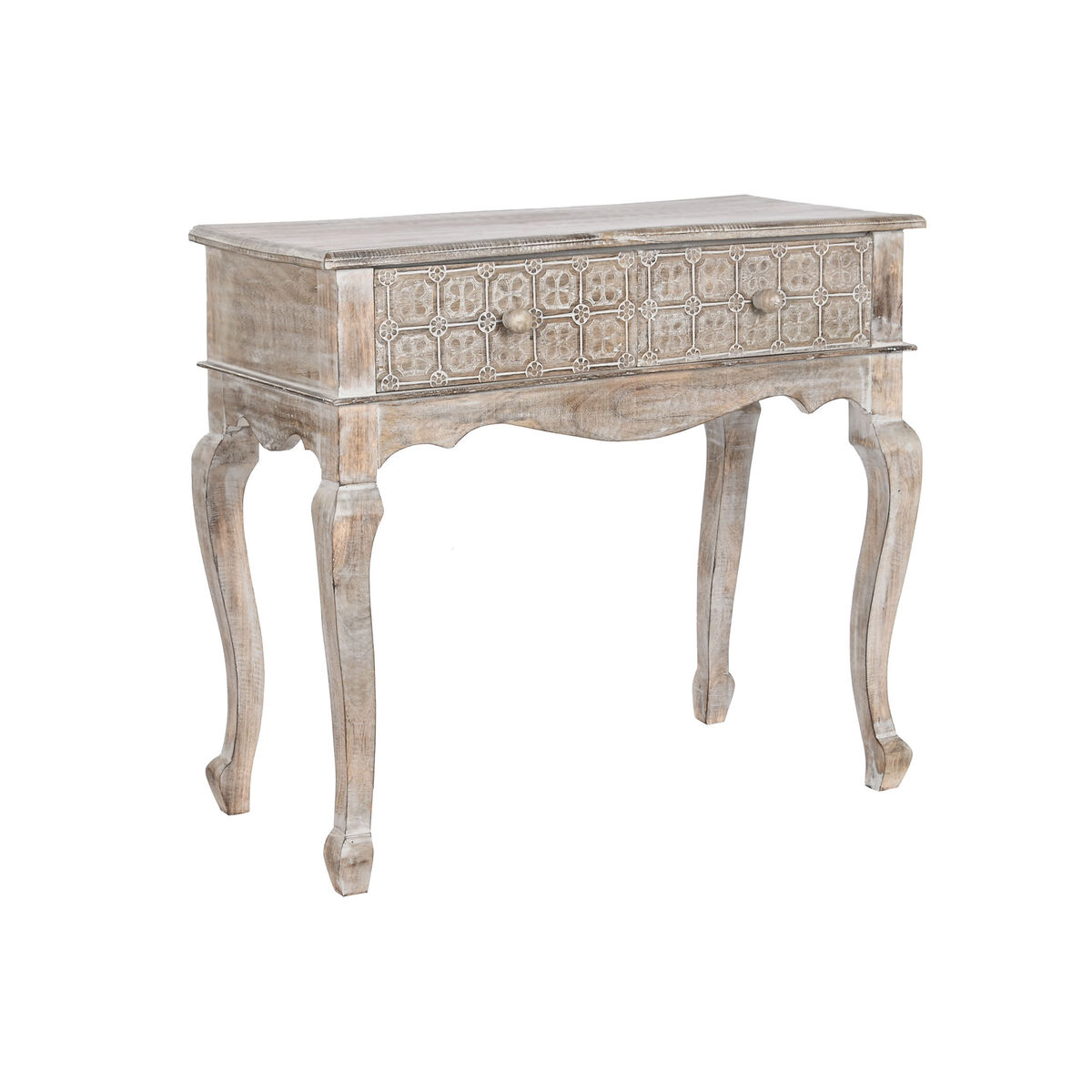 Occasional Furniture DKD Home Decor White Brown Mango wood 91 x 42 x 81 cm