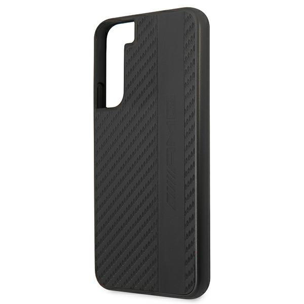 Mercedes AMG AMHCS22MBLSCA Samsung Galaxy S22+ Plus black hardcase Carbon Stripe&Embossed