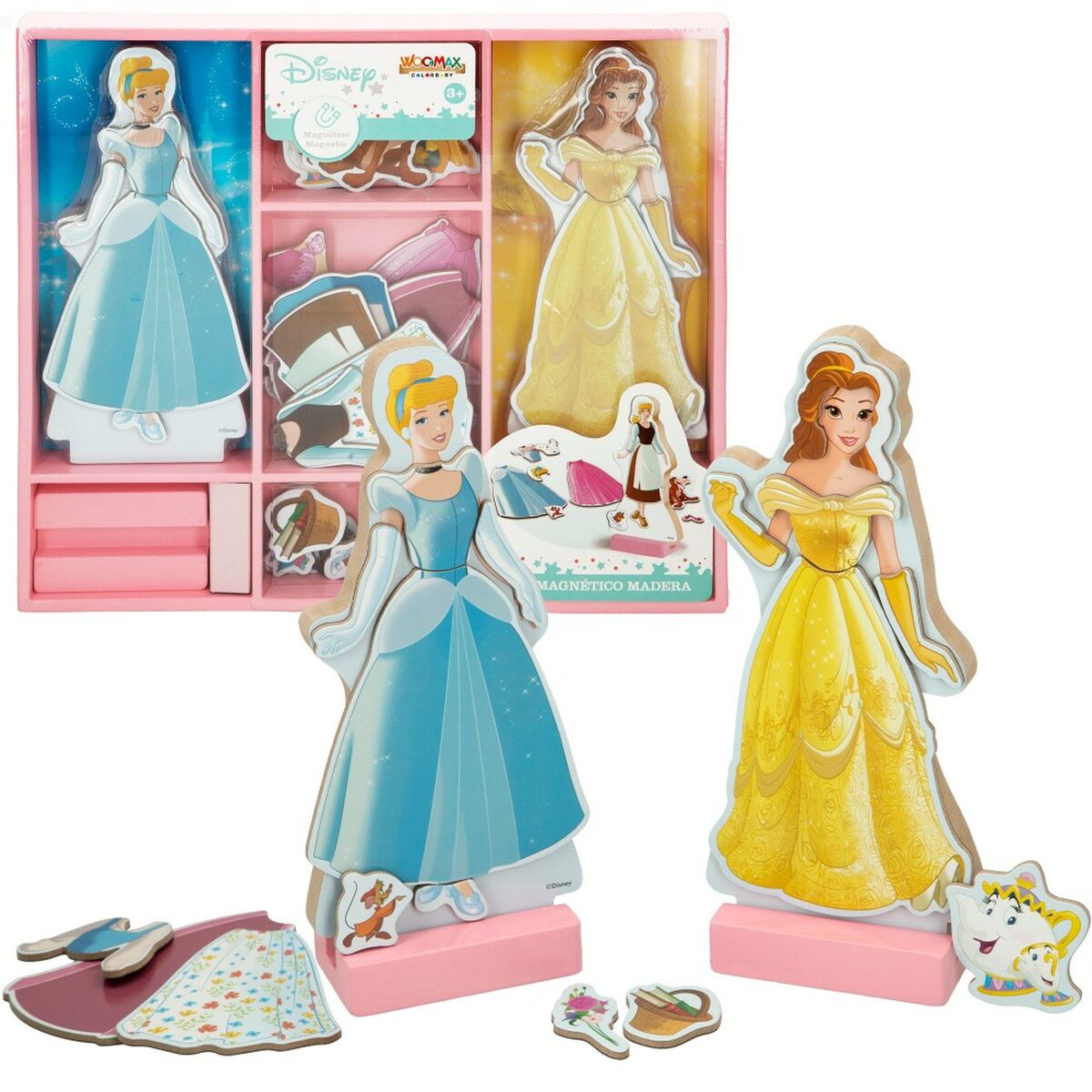 Figuren Princesses Disney 9 x 20,5 x 1,2 cm 45 Stücke 4 Stück