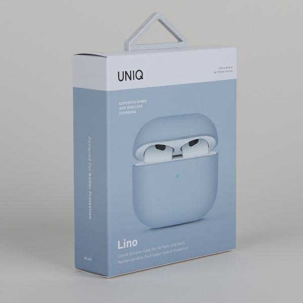 UNIQ Lino Silicone Apple AirPods 3 arctic blue