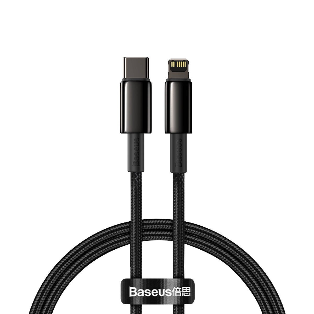 Baseus Tungsten Gold Cable Type-C to Lightning PD 20W 2m (black)