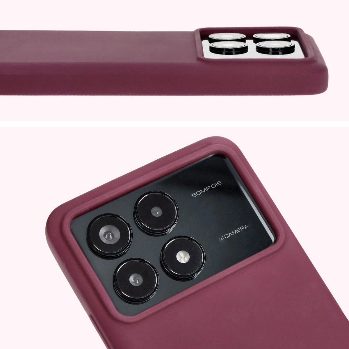 Bizon Soft Case Xiaomi Poco F6 Pro dark purple