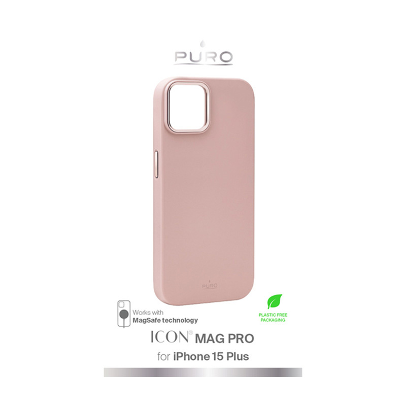 PURO ICON MAG PRO MagSafe Apple iPhone 15 Plus (Rose)