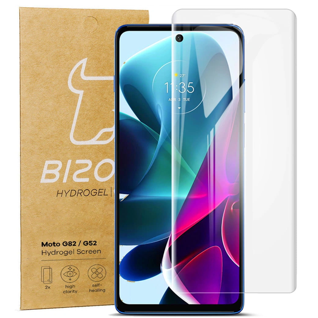 Bizon Glass Hydrogel Moto G52 / G82 [2 PACK]