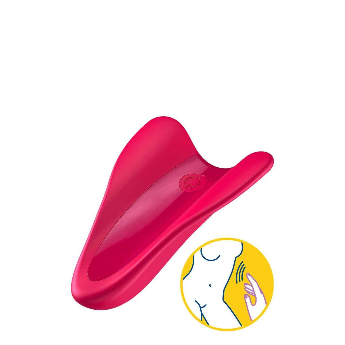 Vibrator High Fly Finger Satisfyer 4004129 Red Pink