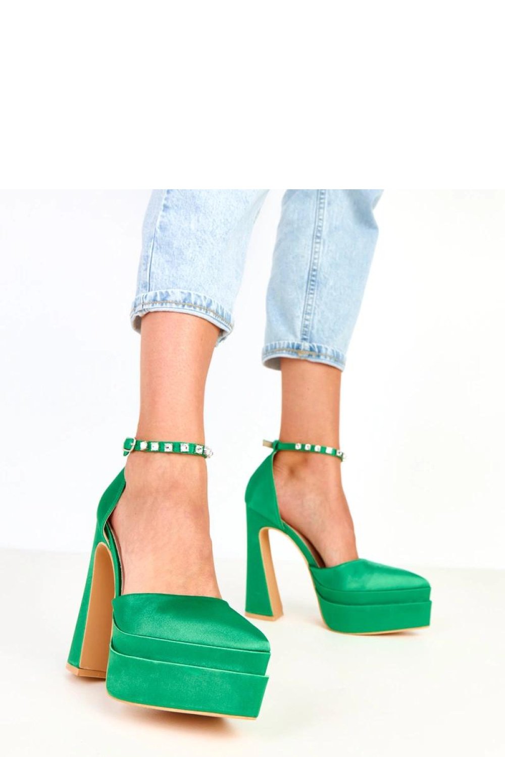  Heel pumps model Solea  green