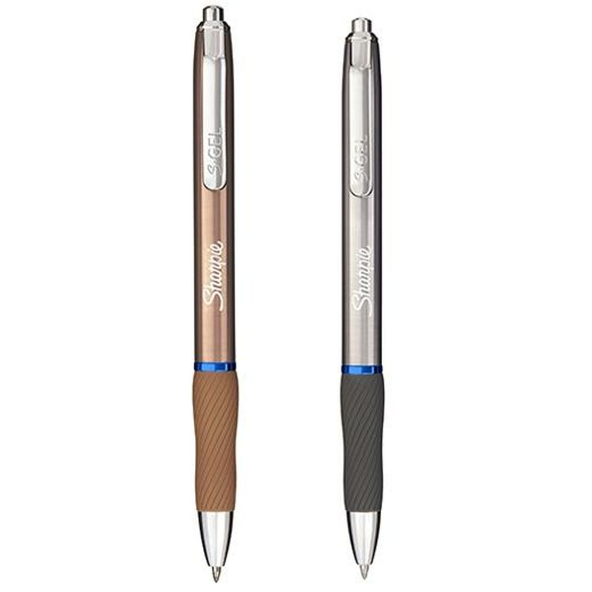 Pen Sharpie SGEL Metallic Silver Blue Copper 12 Units