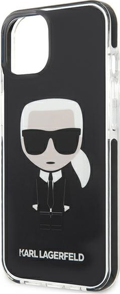 Karl Lagerfeld KLHCP13STPEIKK Apple iPhone 13 mini hardcase black Iconik Karl