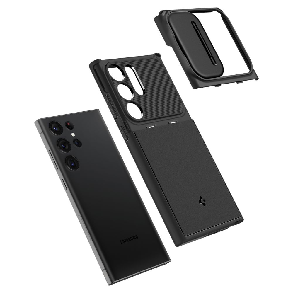 Spigen Optik Armor Samsung Galaxy S23 Ultra Black