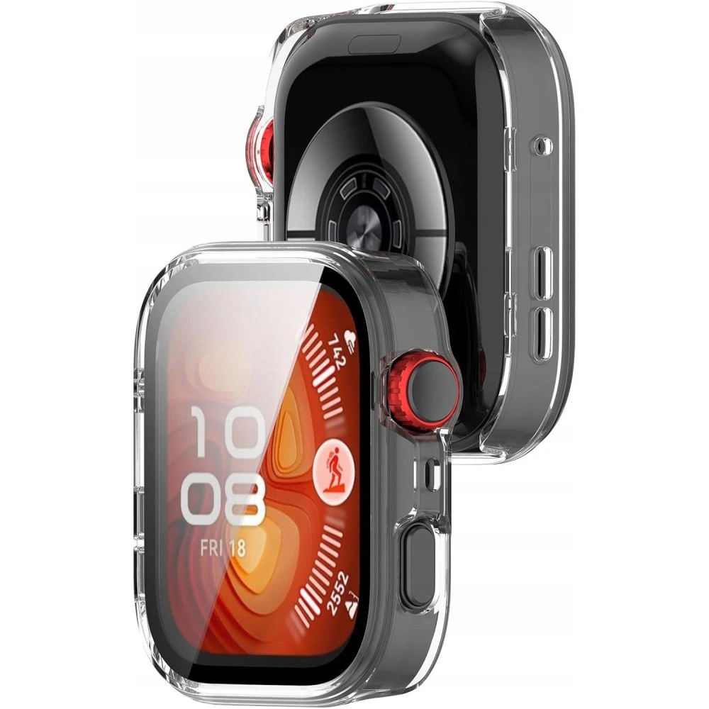 Etui ze szkłem Tech-Protect Defense Huawei Watch Fit 4 Pro Clear