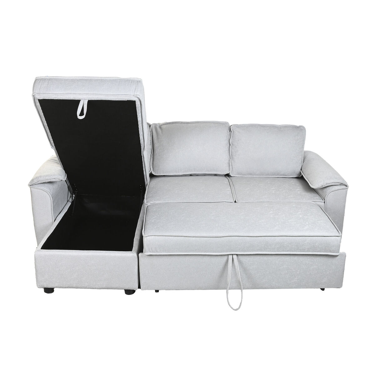 Sofabed Home ESPRIT Light grey Modern 220 x 153 x 88 cm Sofabed Home ESPRIT Light grey Modern 220 x 153 x 88 cm
