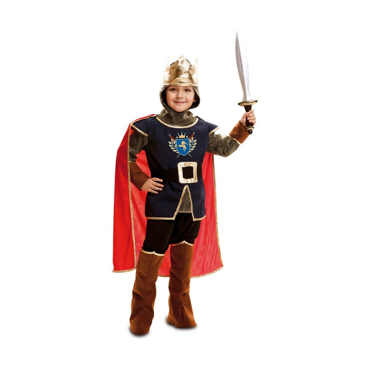 Costume for Children My Other Me Medieval Knight (7 Pieces)