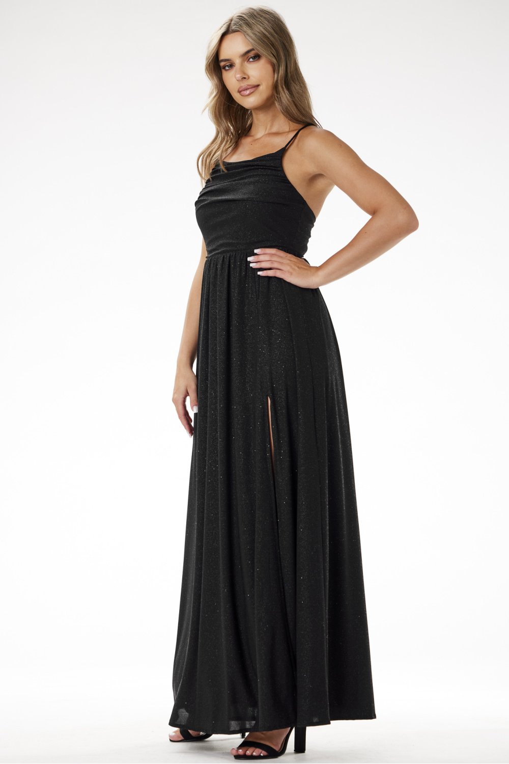 Long dress model 204264 awama  black