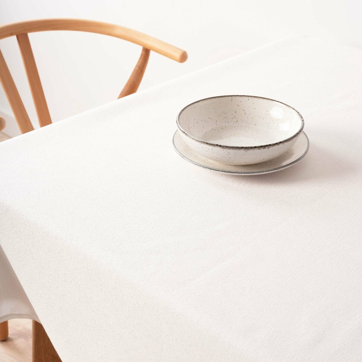 Stain-proof tablecloth Belum Bacoli White 100 x 155 cm