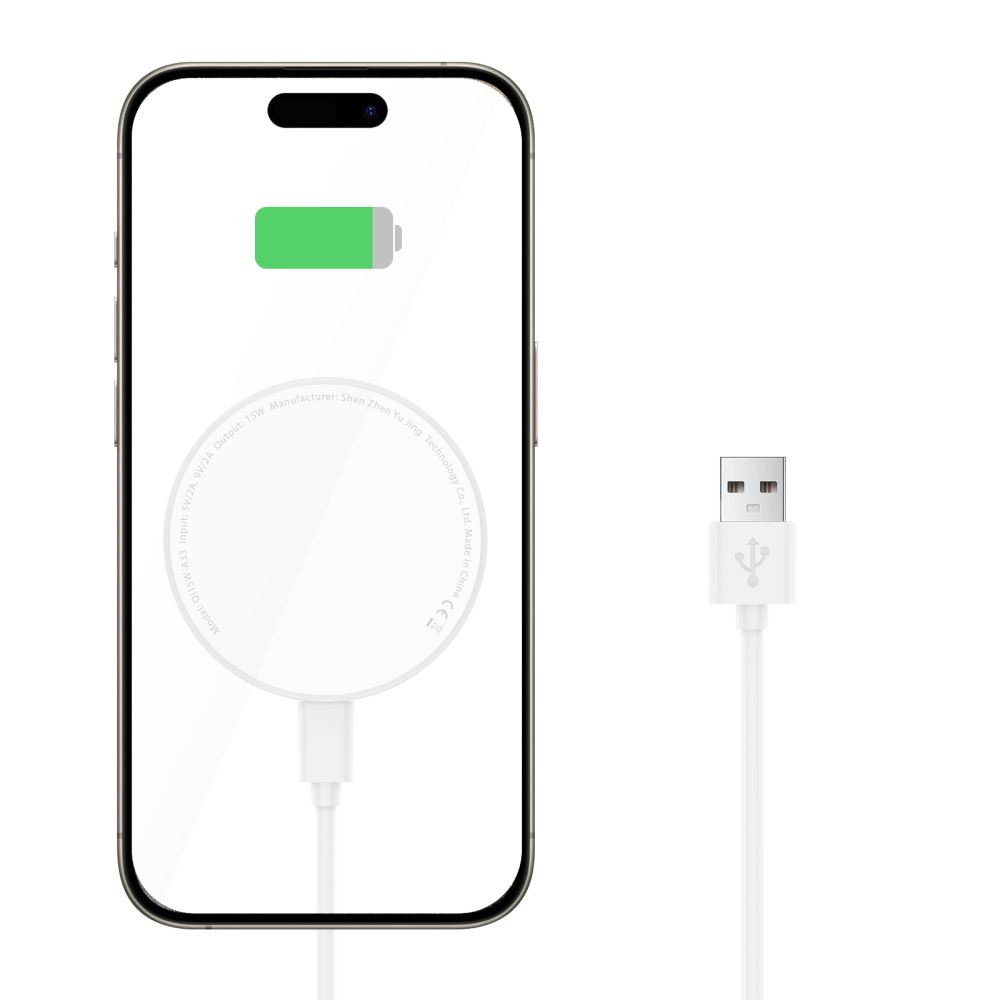 Tech-Protect QI15W-A33 Magnetic MagSafe Wireless Charger White