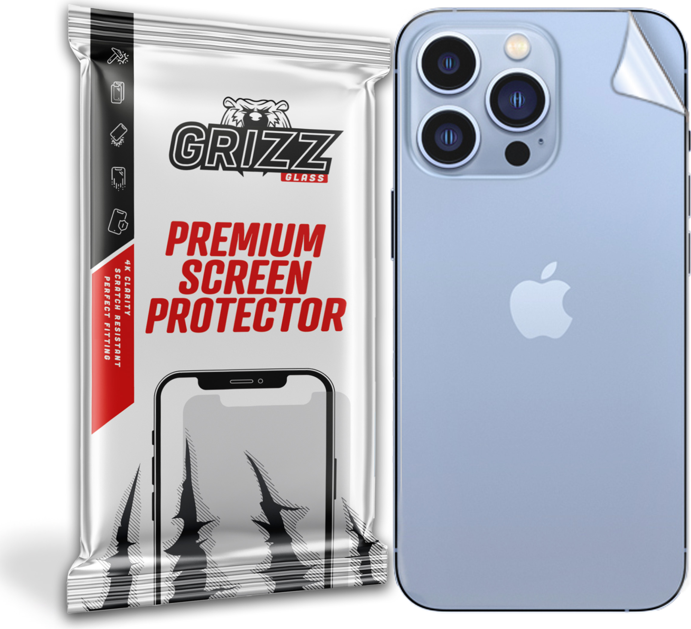 GrizzGlass SatinSkin Apple iPhone 13 Pro Max
