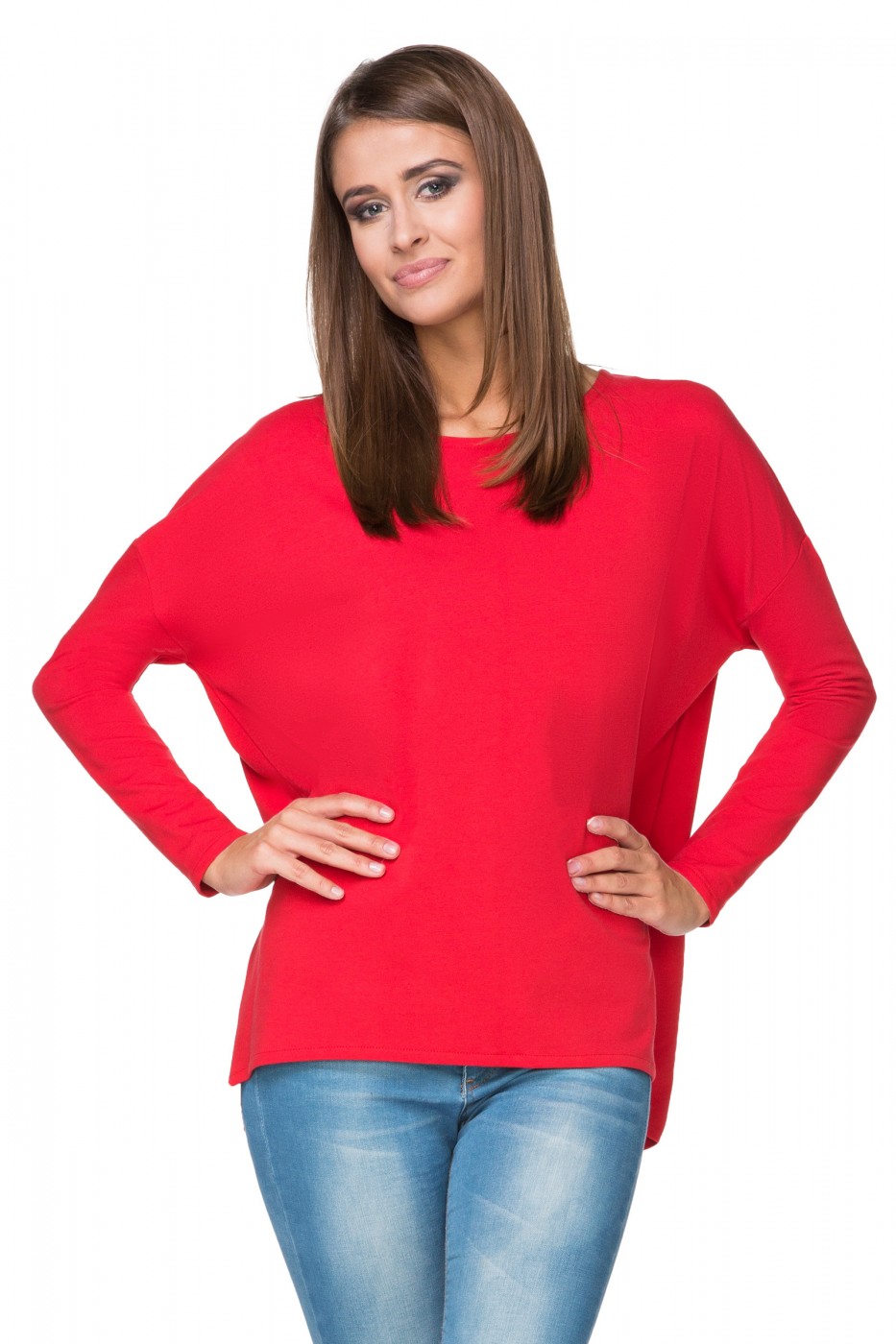 Sweater model 107347 Tessita rot Damen
