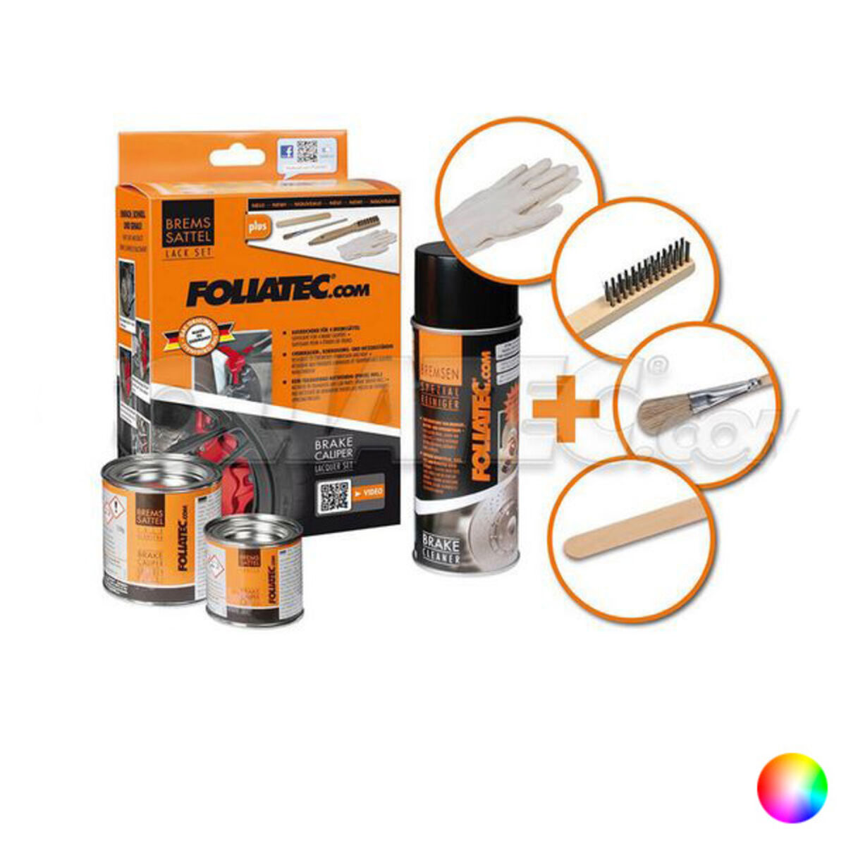 Painting set Foliatec Brake Calipers (3 pcs)