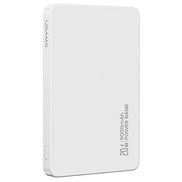 USAMS US-CD231 Power bank with wireless charging 5000mAh 20W PD Fast Charge white
