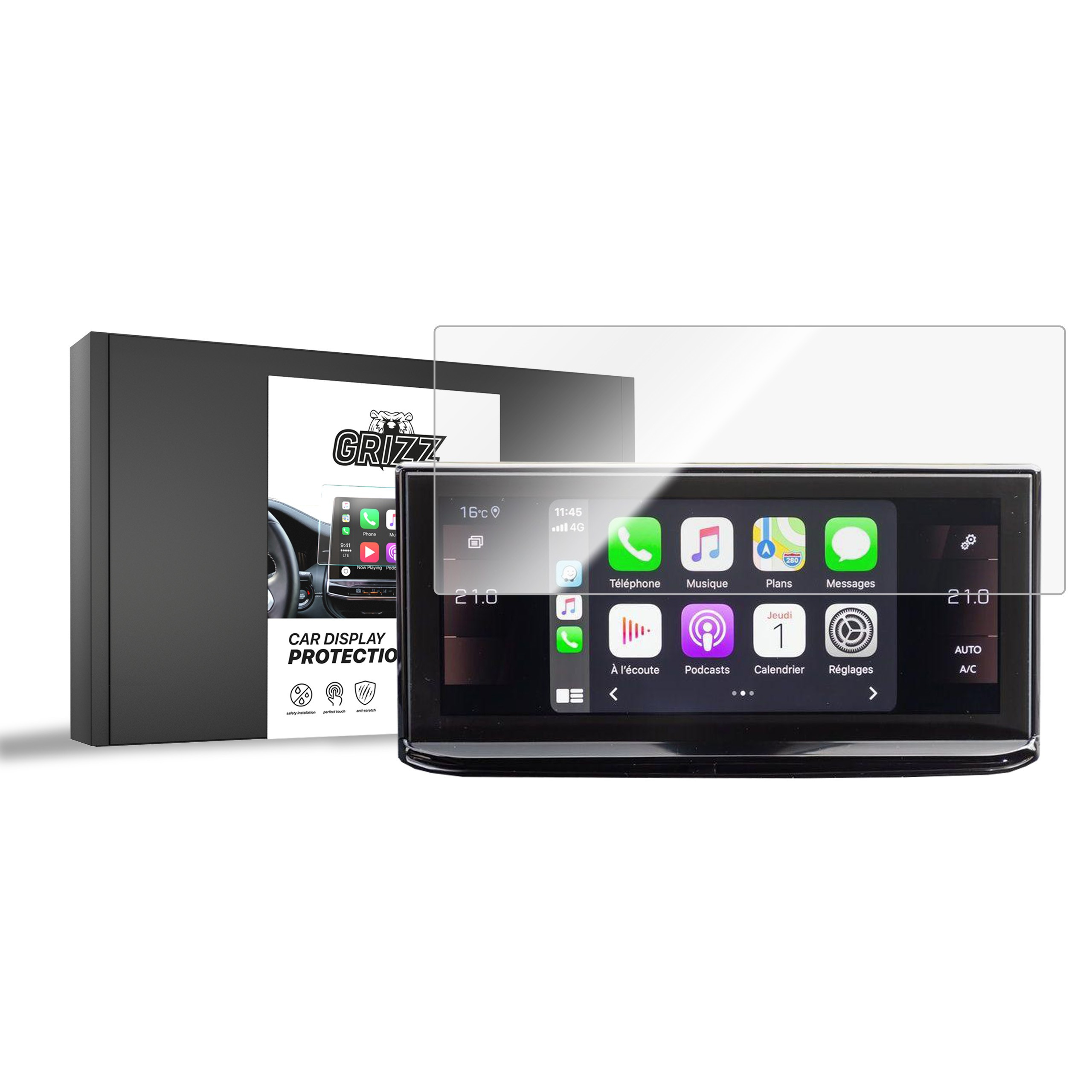 GrizzGlass CarDisplay Protection Peugeot 5008 2021