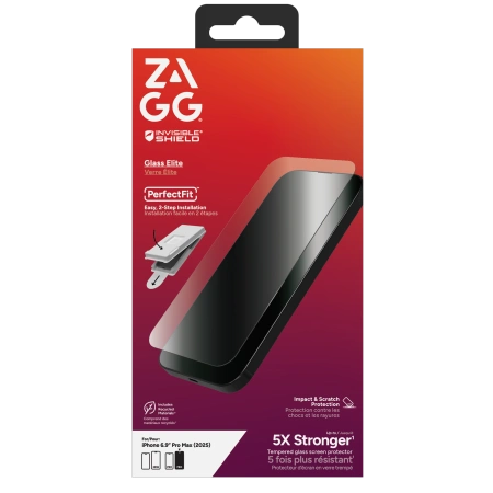 Szkło hartowane ZAGG Invisibleshield Glass Elite do Apple iPhone 17 Pro Max